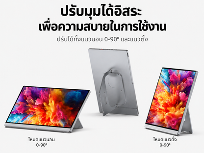 Intehill U13ZC จอแยกพกพา ไม่สัมผัสหน้าจอ 13.4 นิ้ว 4K+ (3840×2400) 60Hz IGZO No Touch screen