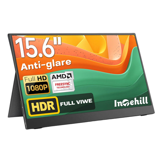 Intehill F15NA จอมอนเตอร์ 15.6 นิ้ว FHD 1080p (1920×1080) 60Hz IPS จอเชื่อมโน๊ตบุ๊ค