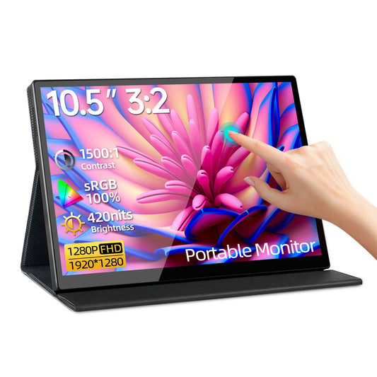 Intehill T10PA จอคอมพกพา 10.5 นิ้ว FHD+ (1920×1280) 60Hz IPS หน้าจอสัมผัส (จอพกพา สัมผัส) จอเชื่อมโน๊ตบุ๊ค
