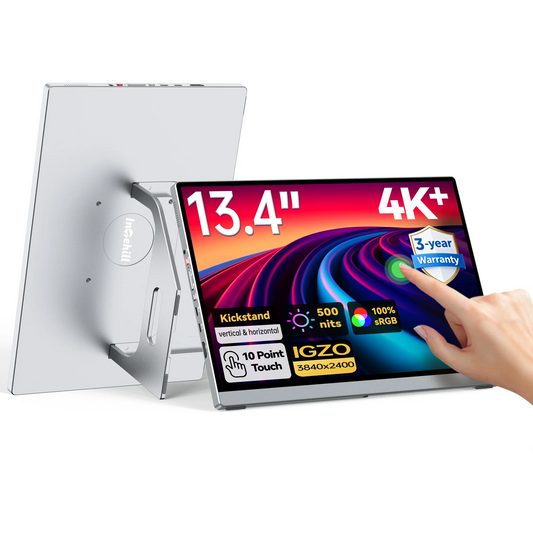 Intehill T13UA จอแยกพกพา สัมผัสหน้าจอ 13.4 นิ้ว 4K+ (3840×2400) 60Hz IGZO Touch screen