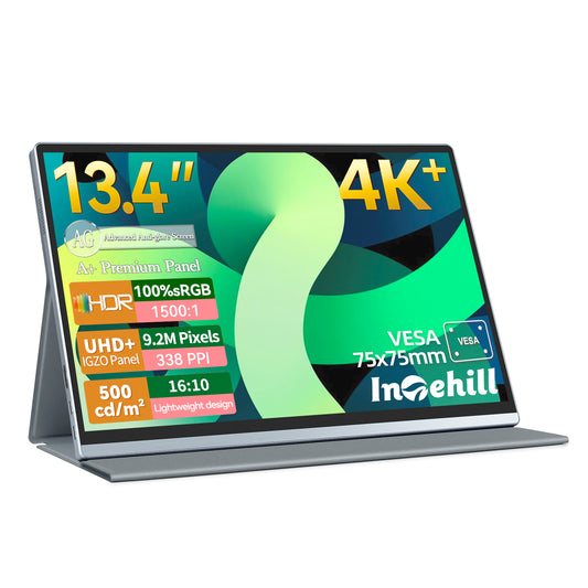 Intehill U13ZA จอแยกพกพา 13.4 นิ้ว 4K+ (3840×2400) 60Hz IGZO